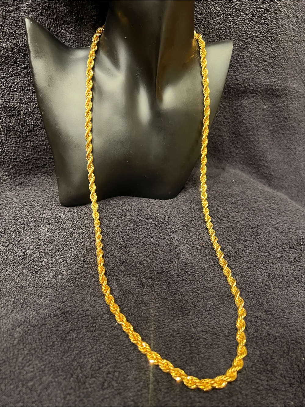 Napier Shiny Gold Rope Chain Necklace